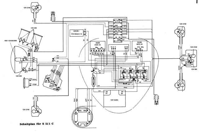 Schaltplan S51 C 12V